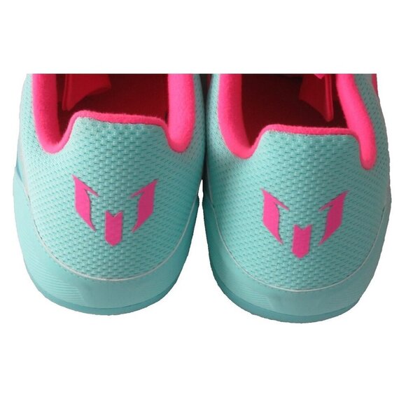 Adidas Men\'s F50 League FG/MG Messi Soccer Cleats Aqua Blue Pink Sizes NIB main image 4